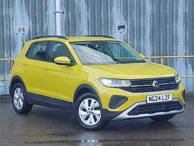 Used VW T-Cross Life 95 HP (69 kW) 2024 Yellow SUV