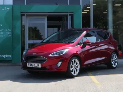 Used Ford Fiesta Titanium 2018 Red Hatchback