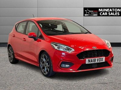 Red Used 2018 Ford Fiesta ST-Line Hatchback | £7,000 (A bit pricey)
