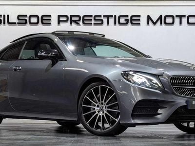 Used Mercedes E220 AMG Line Premium 194 HP (142 kW) 2018 Grey Coupe