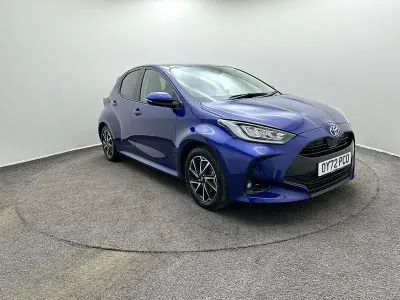 Used Toyota Yaris Hybrid Design 2022 Blue Hatchback
