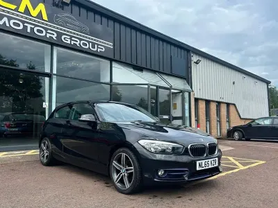Used BMW 116 Sport Line 116 HP (85 kW) 2016 Black Hatchback