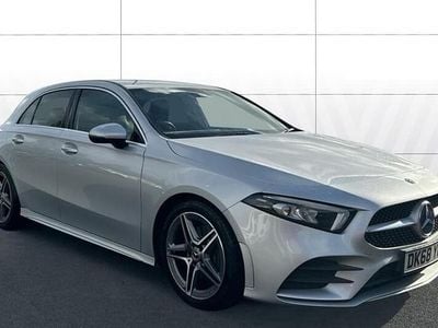 Used Mercedes A200 AMG line 163 HP (119 kW) 2018 Silver Hatchback