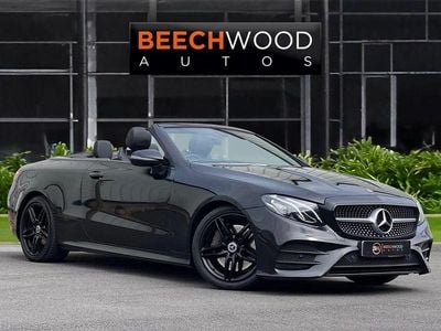 Used Mercedes E300 AMG line 245 HP (180 kW) 2018 Black Cabriolet