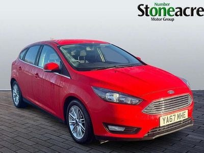 Red Used 2017 Ford Focus Zetec Hatchback | £7,499 (Good price)
