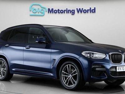 Blue Used 2020 BMW X3 M Sport SUV | £21,800 (Fair price)