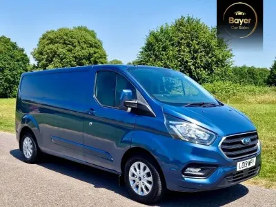 Used Ford Transit Custom Limited 130 HP (95 kW) 2019 Blue Van