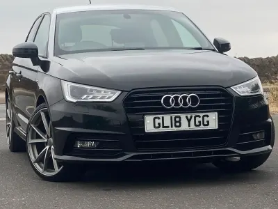 Used Audi A1 Black Edition 2018 Brilliant black Hatchback