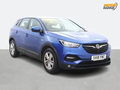 Used Vauxhall Grandland X S 130 HP (95 kW) 2018 Blue SUV