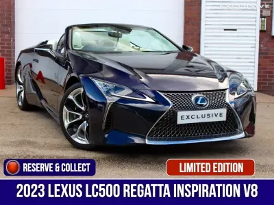 Begagnad Lexus LC 500 2023 Blå Cab