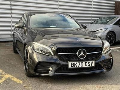 Black Used 2020 Mercedes C200 AMG Line Premium Sedan | £19,804 (Fair price)