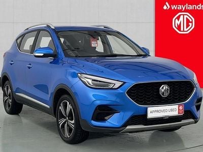 Used MG ZS Excite 106 HP (77 kW) 2023 Blue Sedan