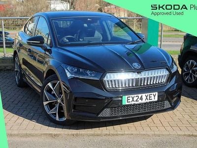 Used Skoda Enyaq iV vRS 219 kW (299 HP) 2024 Black SUV