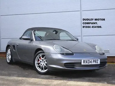 Usado Porsche 986 Boxster 228 HP (167 kW) 2004 Cinzento Cabrios