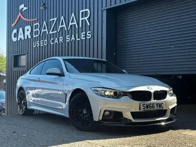 Begagnad BMW 420 M Sport 2016 Vit Sportkupé