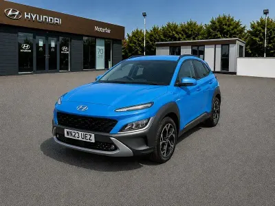 Used Hyundai Kona Premium 120 HP (88 kW) 2023 Blue SUV