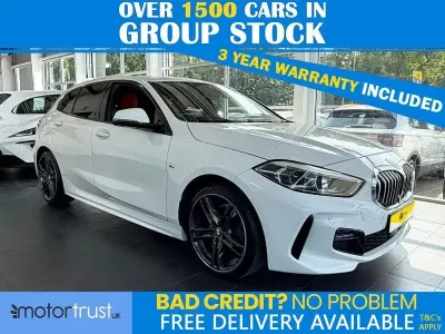 Begagnad BMW 116 M Sport 116 HK (85 kW) 2020 Vit Halvkombi