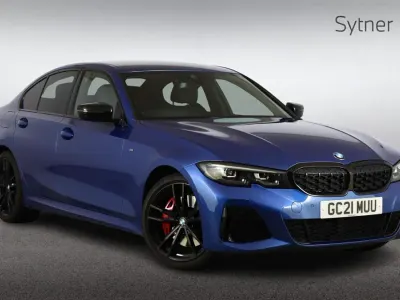 Used BMW M340 Shadowline 335 HP (246 kW) 2021 Blue Sedan