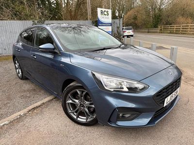Used Ford Focus ST-Line 125 HP (91 kW) 2019 Blue Hatchback