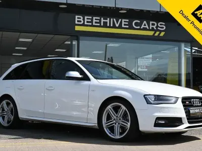 Used Audi S4 Black Edition 333 HP (244 kW) 2014 White Estate