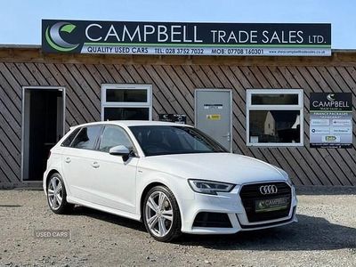 Used Audi A3 S-Line 2016 White Hatchback