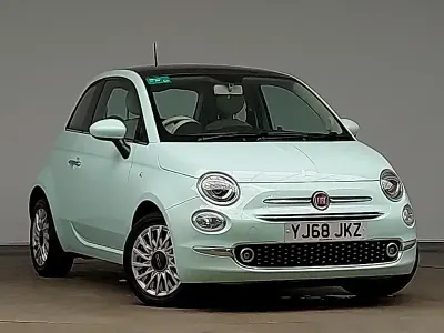Used Fiat 500 Lounge 69 HP (50 kW) 2018 Green Hatchback