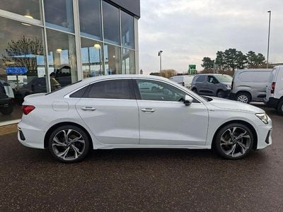 White Used 2022 Audi A3 S-Line Sedan | £18,995 (Fair price)