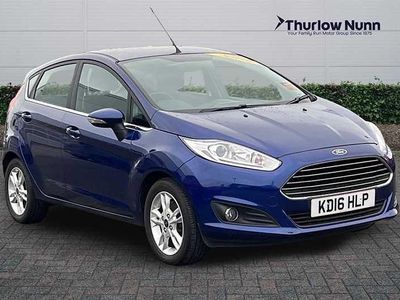 Blue Used 2016 Ford Fiesta Zetec Hatchback | £4,799 (Good price)