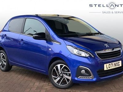 Used Peugeot 108 Allure 72 HP (52 kW) 2021 Blue Hatchback