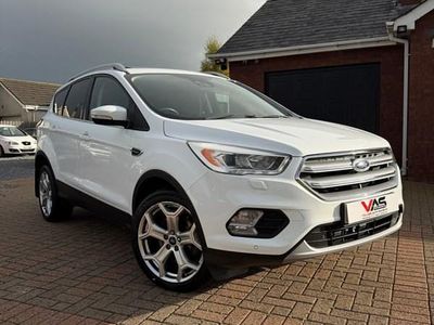 White Used 2017 Ford Kuga Titanium SUV | £8,975 (Fair price)