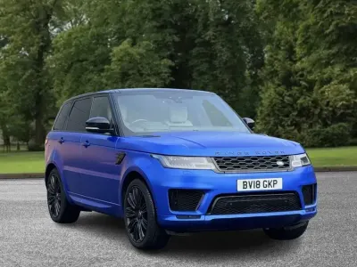 Used Land Rover Range Rover Sport Autobiography Dynamic 306 HP (225 kW) 2018 Blue SUV