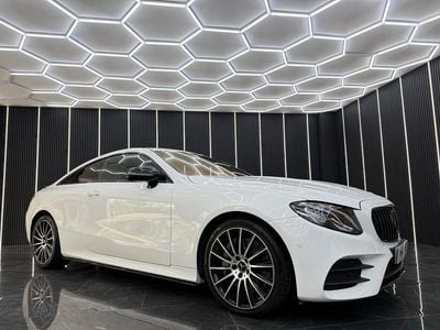 Used Mercedes E300 AMG line 245 HP (180 kW) 2018 White Coupe