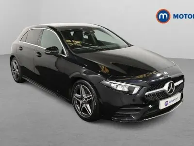 Used Mercedes A200 AMG line 163 HP (119 kW) 2021 Black Hatchback