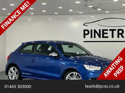Used Audi S1 Advanced 231 HP (169 kW) 2017 Blue Hatchback