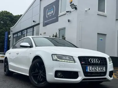 Used Audi S5 Sportback Design 333 HP (244 kW) 2012 White Hatchback