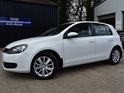 Used VW Golf VI Match 105 HP (77 kW) 2011 White Hatchback