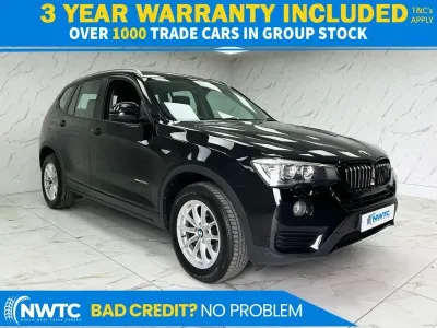 Used BMW X3 190 HP (139 kW) 2015 Black SUV