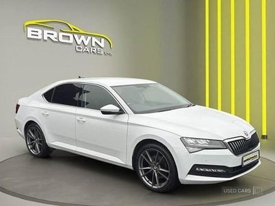 Used Skoda Superb SE 150 HP (110 kW) 2022 White Hatchback