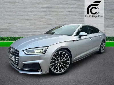 Begagnad Audi A5 Sportback S-Line 190 HK (139 kW) 2018 Silver Halvkombi