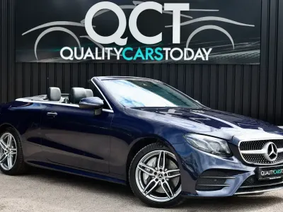 Usado Mercedes E350 AMG Line Premium Plus 258 HP (189 kW) 2017 Azul Cabrios