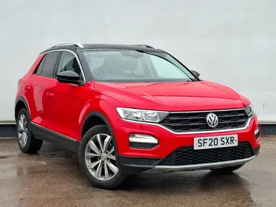 Used VW T-Roc Design 150 HP (110 kW) 2020 Red SUV