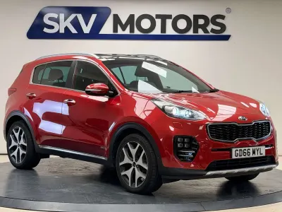 Used Kia Sportage GT-Line S 177 HP (130 kW) 2016 Red SUV