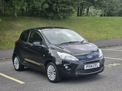 Used Ford Ka Zetec 69 HP (50 kW) 2014 Black Hatchback