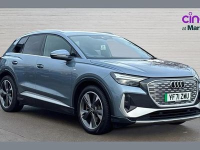 Used Audi Q4 e-tron S-Line 219 kW (299 HP) 2021 Blue SUV
