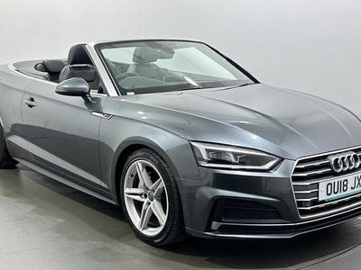 Grey Used 2018 Audi A5 Cabriolet S-Line Cabriolet | £16,550 (Fair price)