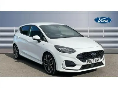 Used Ford Fiesta ST-Line X 125 HP (91 kW) 2023 White Hatchback