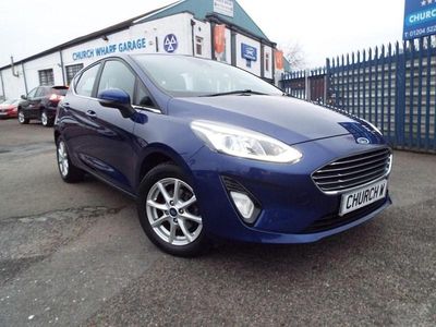 Used Ford Fiesta Zetec 85 HP (62 kW) 2018 Blue Hatchback