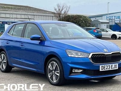 Used Skoda Fabia SE L 110 HP (80 kW) 2023 Blue Hatchback