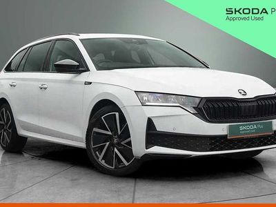 Used Skoda Octavia SportLine 147 HP (108 kW) 2025 White Estate