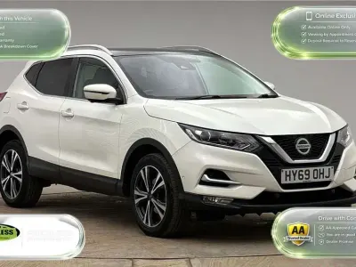 Used Nissan Qashqai N-Connecta 160 HP (117 kW) 2019 White SUV